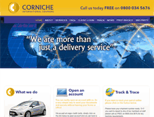 Tablet Screenshot of corniche.uk.com